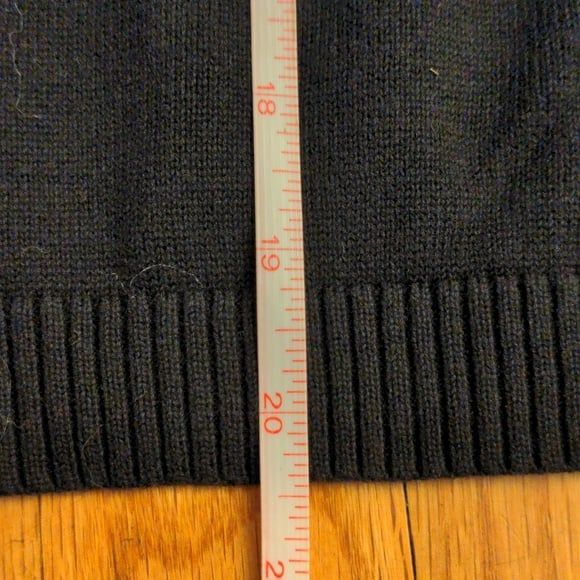 Excellent Ann Taylor Loft petites short sleeve cotton sweater front tie crochet - Picture 9 of 10